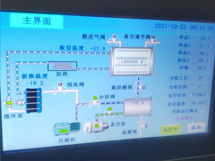 實驗型凍干機控制系統(tǒng)