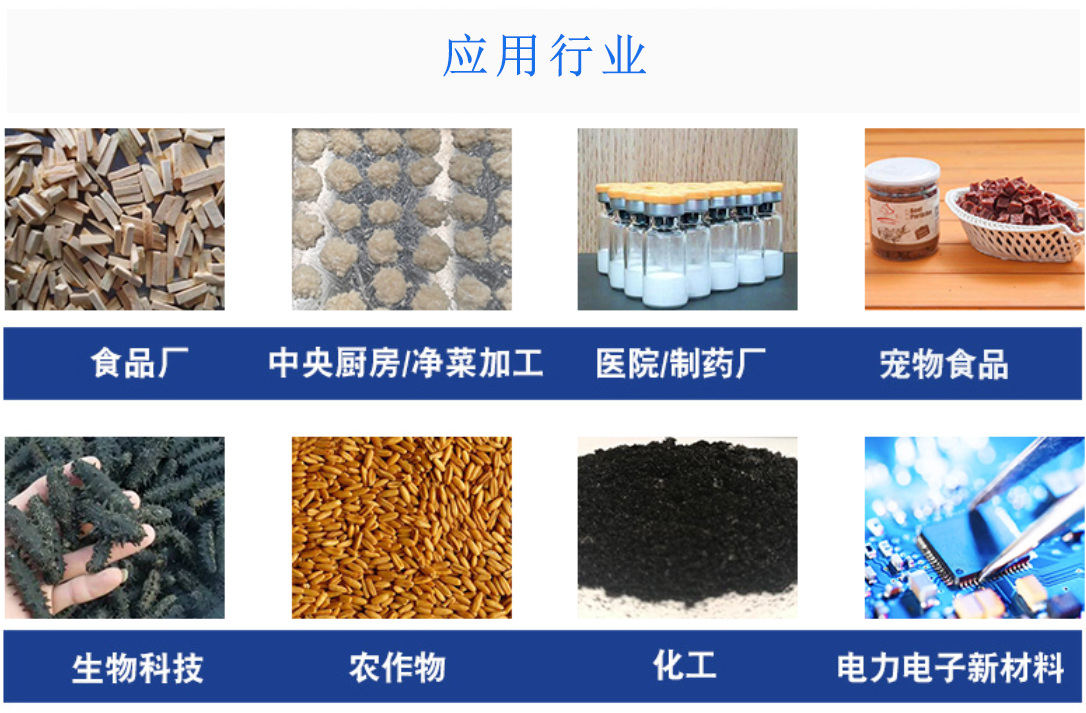 立式食品凍干機應用行業(yè)